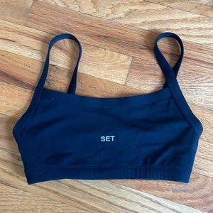 Set active sportbody scoop bra - onyx